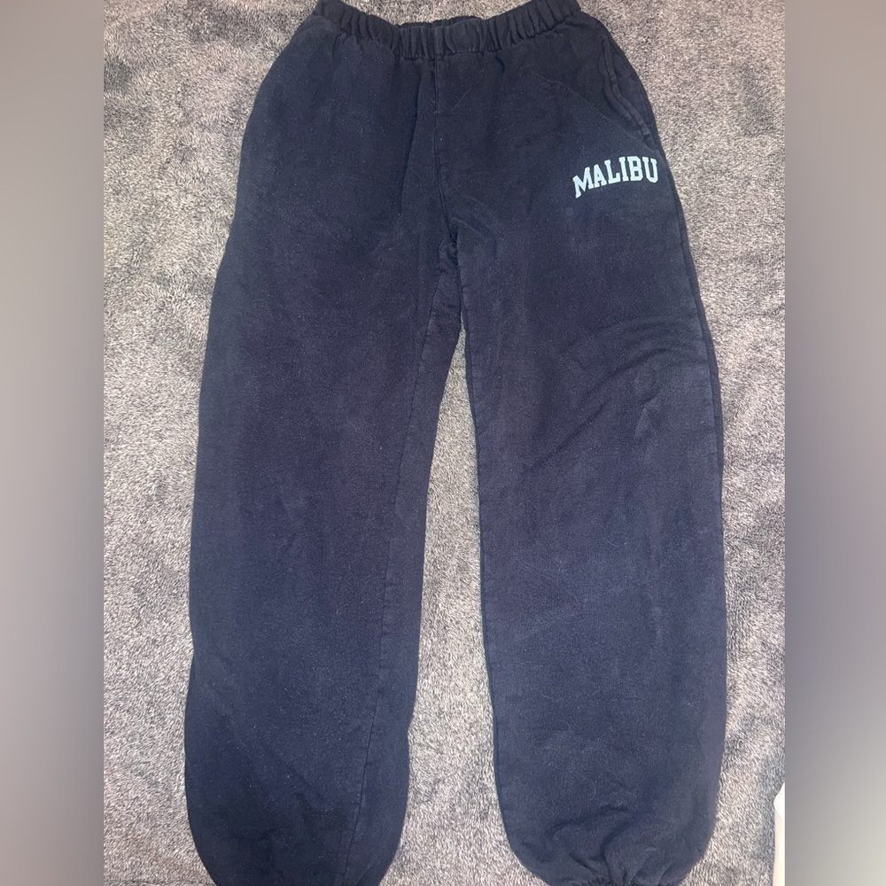 navy blue brandy Melville comfy sweatpants